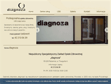 Tablet Screenshot of diagnoza.pabianice.pl